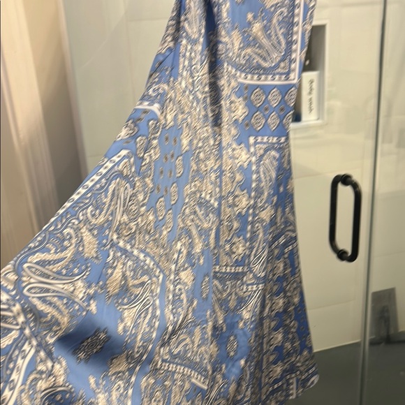 LOFT Blue and White Spaghetti Strap Maxi Sundress - Picture 5 of 12